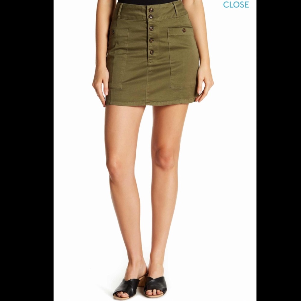 NWT FRAME Le Mini Chino Skirt